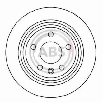 Гальмівний диск задн. E39 (95-04) A.B.S. 16340