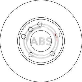 Гальмівний диск пер. E39 96-04 A.B.S. 17335