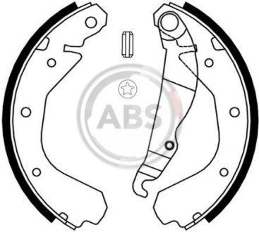 Гальмівні колодки зад. Astra/Corsa/Kadett/Nova (85-99) A.B.S. 8809 (фото 1)