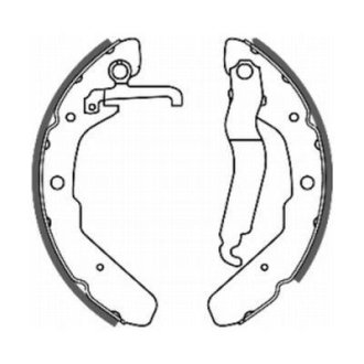 Гальмівні колодки, барабанні ABE C0W003ABE