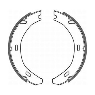 Гальмівні колодки, барабанні ABE CRM002ABE