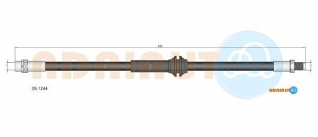 BMW Шланг гальмівний лів/прав 1 Купе M 3.0 11-12 ADRIAUTO 051244