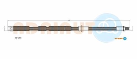 Шланг гальмівний перед. BMW 1 F20 ADRIAUTO 051255