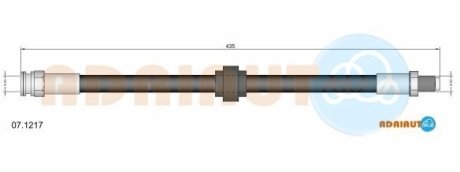 CITROEN шланг гальмівний передн.Visa, PEUGEOT 205/309/505 ADRIAUTO 071217
