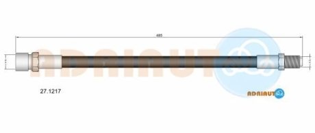 DB шланг гальмівний DB407-608 ADRIAUTO 271217