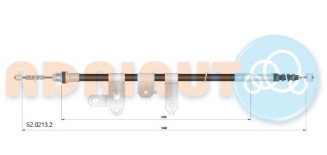 Трос зупиночних гальм ADRIAUTO 5202132 (фото 1)