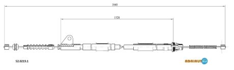 Тросик ADRIAUTO 52.0219.1