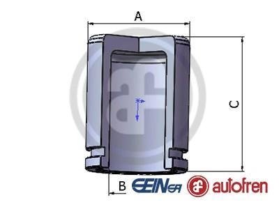 Поршень супорта перед Jumper/Ducato I/II/III 48x57,5 AUTOFREN D025226 (фото 1)