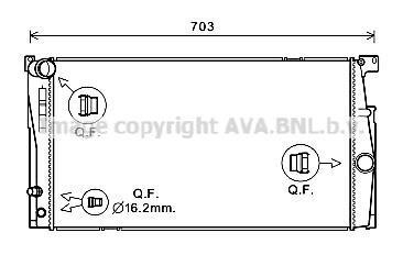 Деталь AVA COOLING BW2549 (фото 1)