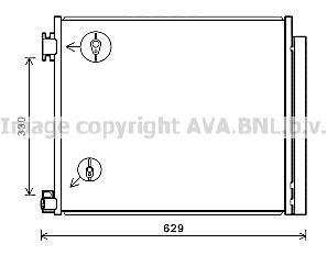 Конденсатор кондиціонера NISSAN X-TRAIL/ QASHQAI (вир-во AVA) AVA COOLING DN5422D