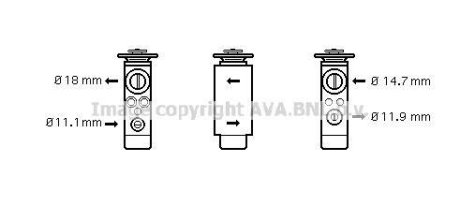 Розширювальний клапан AVA COOLING FD1380