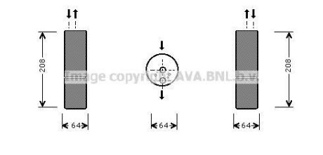 Деталь AVA COOLING MSD053 (фото 1)