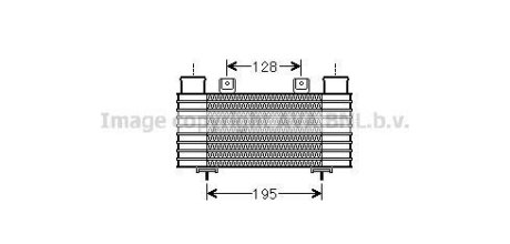 FORD Інтеркулер RANGER 2.5 99-, MAZDA AVA COOLING MZ4239 (фото 1)