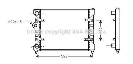 Деталь AVA COOLING ST2023 (фото 1)