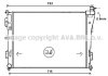 Радіатор кондиціонера SUBARU FORESTER, IMPREZA (вир-во) AVA COOLING SU5077D (фото 2)