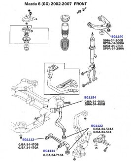 Сайлентблок переднього нижнього важеля BELGUM PARTS BG1112
