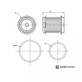 Фильтр гидравлический КПП BLUE PRINT ADBP210101