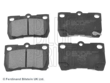 LEXUS гальмівні колодки дискові задн.GS/IS 05- BLUE PRINT ADT342178