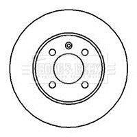 - Диск гальмівний (2 шт) BORG & BECK BBD4037