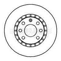 Диск гальмівний (2 шт) BORG & BECK BBD4904