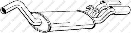 Глушник задній AUDI Cabriolet B4 92-00 BOSAL 105127 (фото 1)