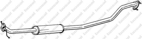 Глушник передній OPEL Agila B 08-12 BOSAL 286365 (фото 1)