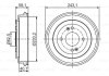 HYUNDAI Гальмівний барабан i10 I 1.0, i20 I 1.2 BOSCH 0986477298 (фото 5)