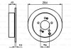 Диск тормозной BOSCH 0986479126 (фото 6)