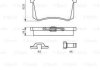 AUDI колодки гальмівні задні A3,Bora, Golf |V, Polo 95- BOSCH 0986494621 (фото 8)