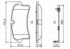 VW колодки гальм. задн. AUDI A8 09- BOSCH 0986494842 (фото 7)