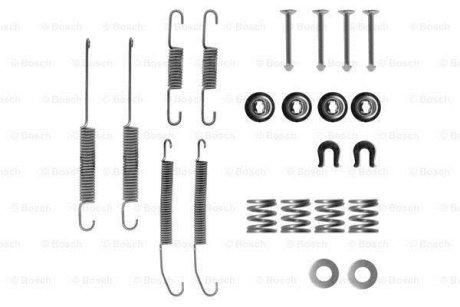 Комплект установки гальм. колод. NISSAN Almera 95- BOSCH 1987475131 (фото 1)