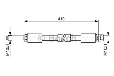 VW шланг гальм. передн. LT -06 BOSCH 1987481020