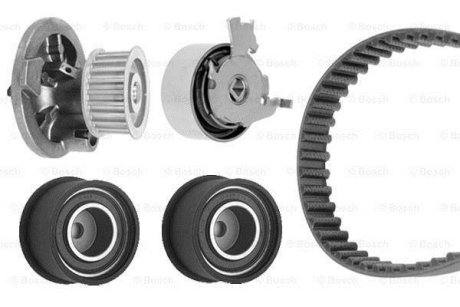 К-т ГРМ (помпа + ремінь + 3 ролика) Daewoo Evanda,Nubira,Opel Astra F,Omega B,Vectra B 1.8/2.0 BOSCH 1987948742