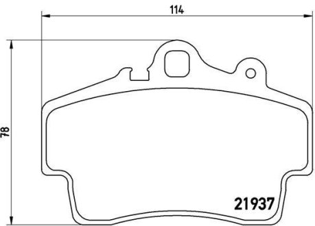 Колодки тормозные дисковые BREMBO P65 007