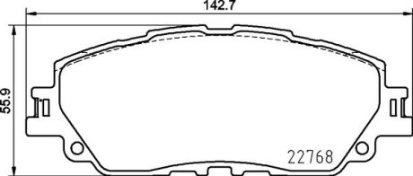 Колодки дискового тормоза BREMBO P83 172