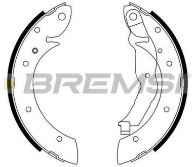 Гальмівні колодки зад. BMW 3(E36) 90-00 (TRW) BREMSI GF0077