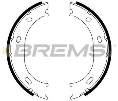 Колодки ручного гальма Sprinter 208-316/LT 35 96-06 (Bosch) BREMSI GF0306 (фото 1)