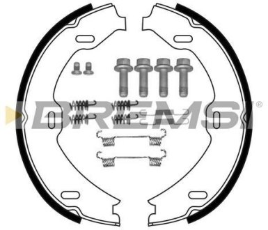 Колодки ручного гальма W220 98-05/ C215 99-06 BREMSI GF03111 (фото 1)