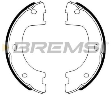 Колодки ручного гальма Sprinter/Crafter 06- (спарка) BREMSI GF0560 (фото 1)