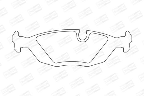 BMW гальмівні колодки задн.323 82-91,520,524,528 CHAMPION 571300CH
