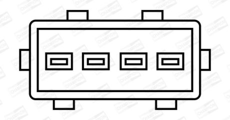 Котушка запалювання RENAULT Safrane2,5i 96-00 VOLVO 2,0-2,5: 850/C70/S70/V70 CHAMPION BAEA037E (фото 1)