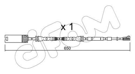 BMW датчик зносу гальмівних колодок E90 CIFAM SU304 (фото 1)
