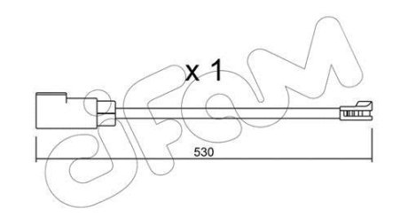 FORD датчик зносу гальм. колод. Transit 16- CIFAM SU340 (фото 1)