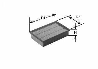 Фільтр повітряний 190D 2.5TD OM602/E250/300D W124 OM605/606 CLEAN FILTERS MA175 (фото 1)