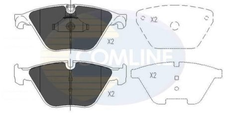 - Гальмівні колодки до дисків COMLINE CBP06075