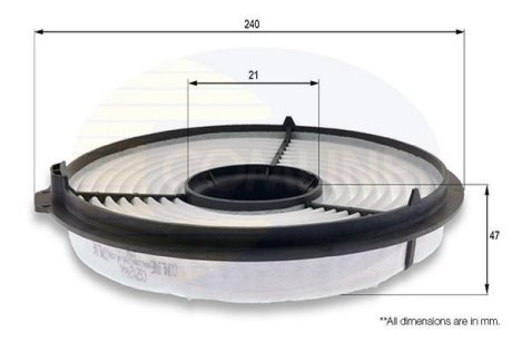 - Фільтр повітря (аналогWA6044/LX544) COMLINE CSZ12946