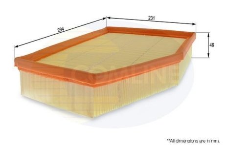 Фільтр повітря (аналог WA9492) COMLINE EAF614
