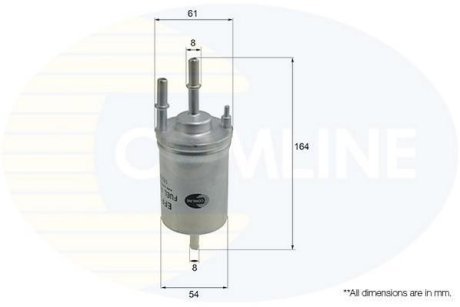 - Фільтр палива (аналогWF8317/KL156/3) COMLINE EFF144