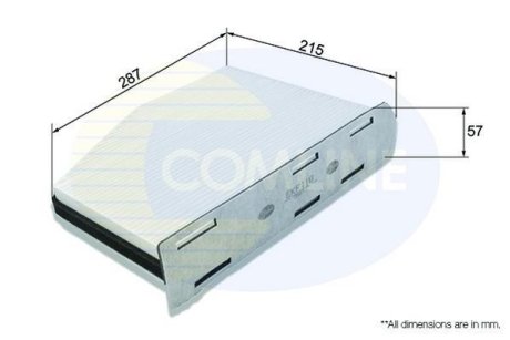 - Фільтр салону (аналогWP9146/LA181) COMLINE EKF118