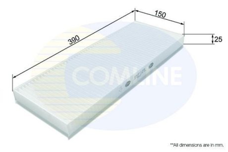 - Фільтр салону (аналогWP6808/LA45) COMLINE EKF125